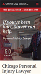 Mobile Screenshot of chicagolawyer.com